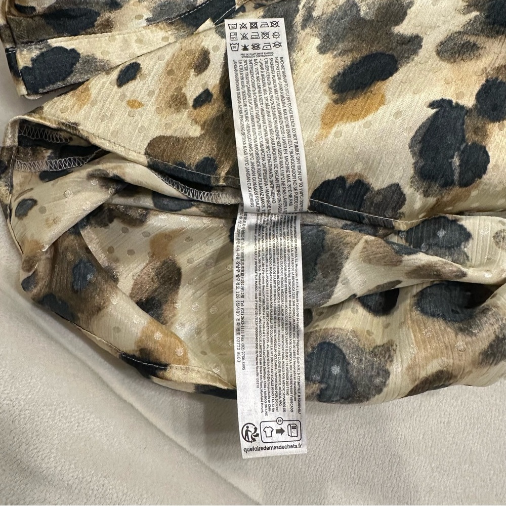 Mango Leopard Print Mini‎ Dress - Picture 4 of 7